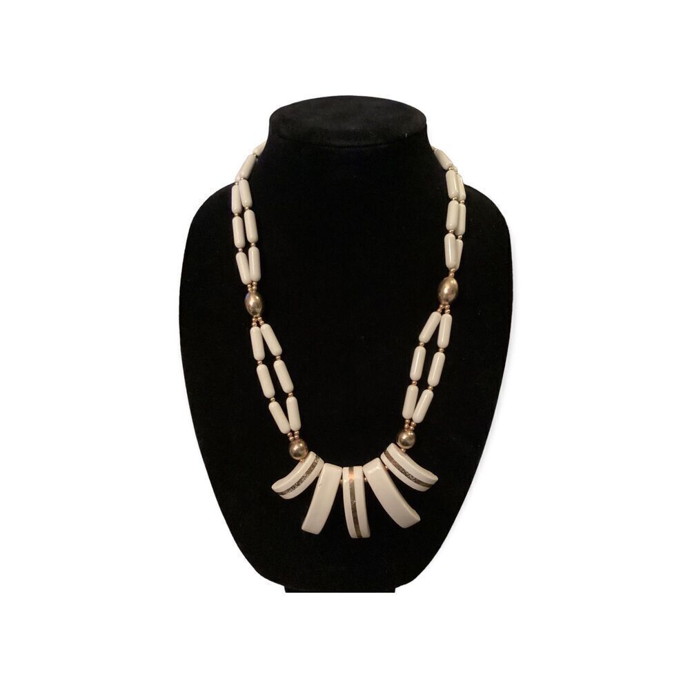 Japan Signed Vintage Costume Jewelry Necklace